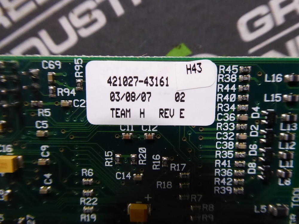 USED GSE 421027-43161 Tool Controller PCB1 Board 40-20-43160