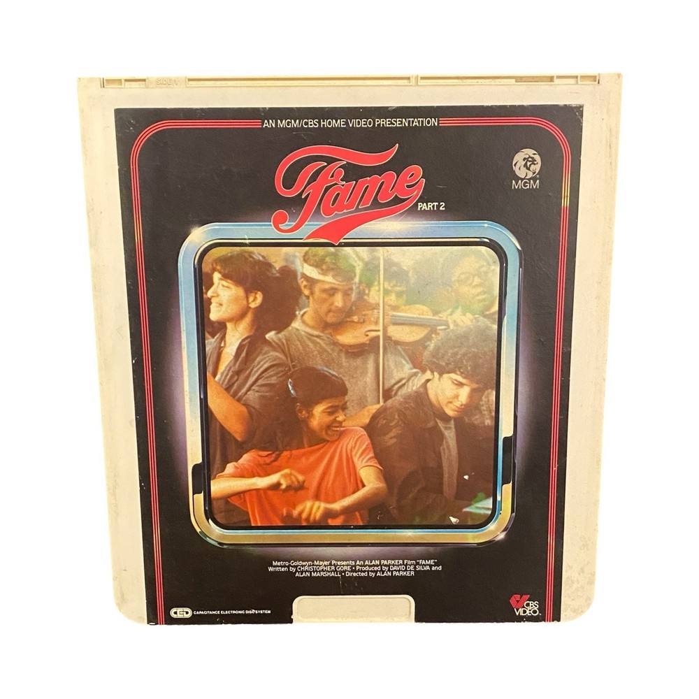 MGM Fame 2 Disc Set CED Videodisc Untested