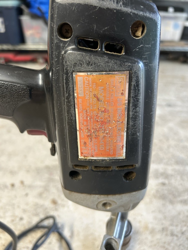 Sears Craftsman Power Drill Corded With Guide Tested
