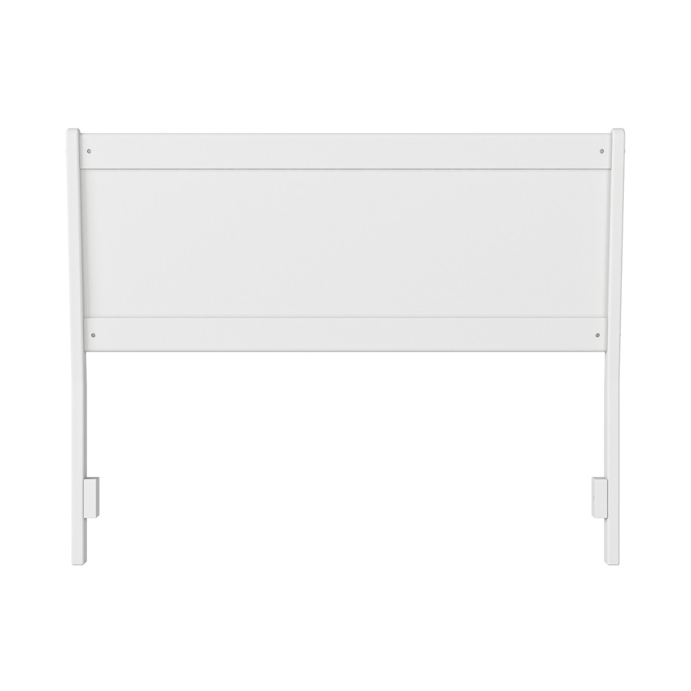 Casanova Full Solid Wood Panel Headboard in White