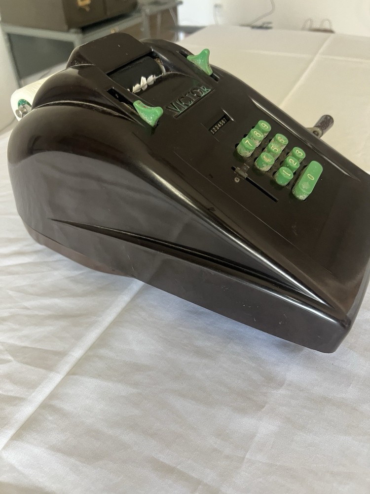 Vintage Brown Victor Adding Machine Bakelite