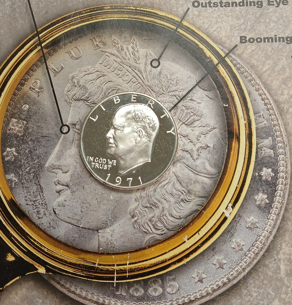 1971 Eisenhower Proof  Dollar   T-426
