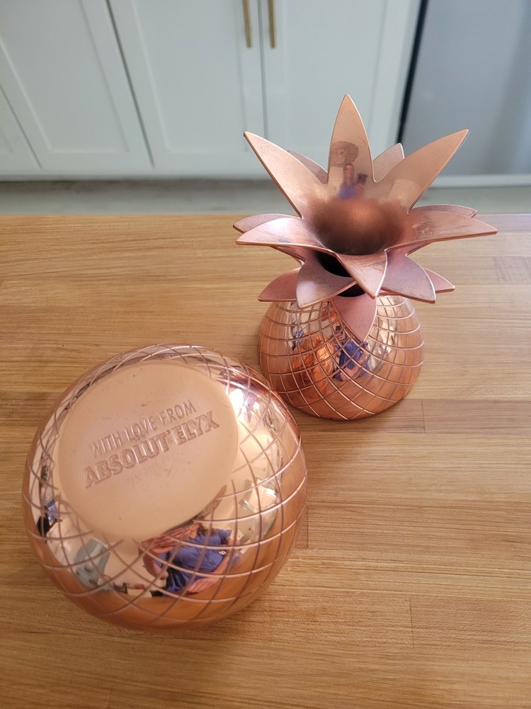 Absolut Elyx Copper Pineapple Mug