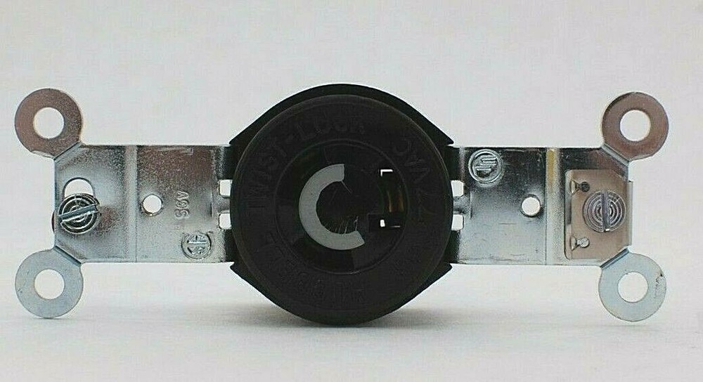 Hubbell 4760 Twist-Lock Single Receptacle