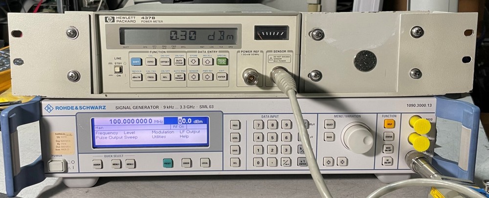 HP Agilent 437B Power Meter - Rack Mount