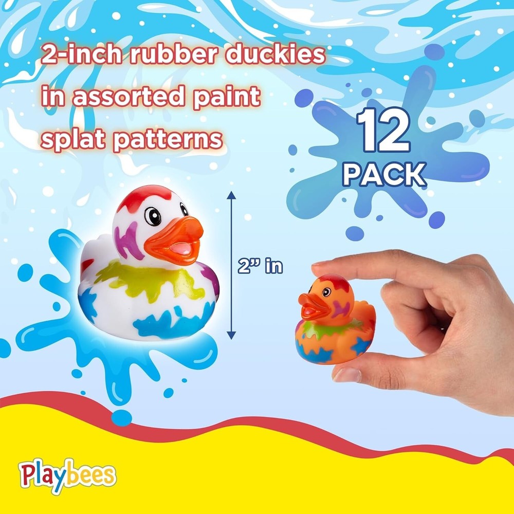Splat Jeep Ducks for Ducking - 12 Pack - Jeep Rubber Ducks