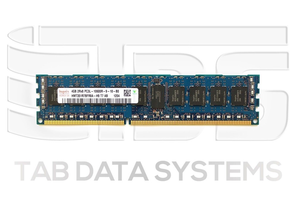 Dell 9J5WF 4GB DDR3 PC3L-10600R 1333MHz ECC Server Memory
