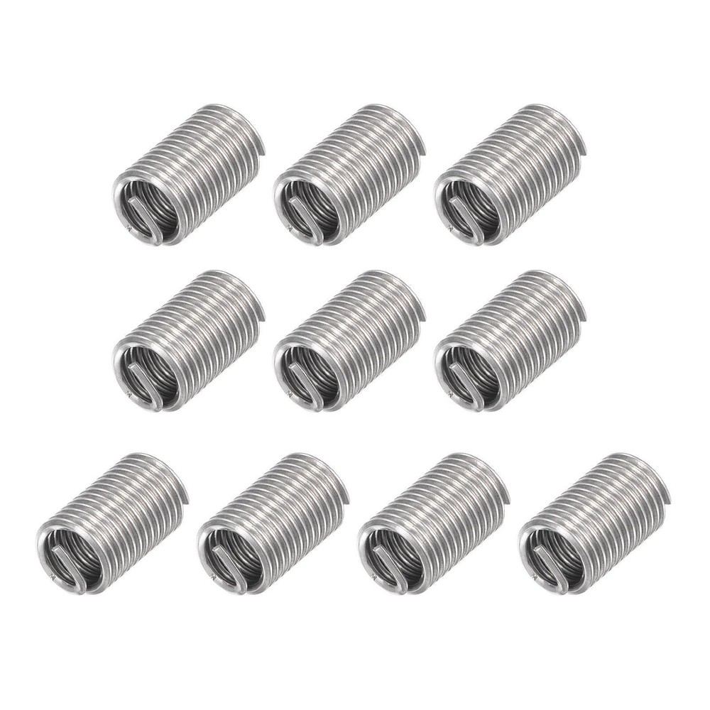 10pcs 3/8-16 UNC 2.5D 304 Stainless Steel Wire Thread Insert Threaded Sleeve