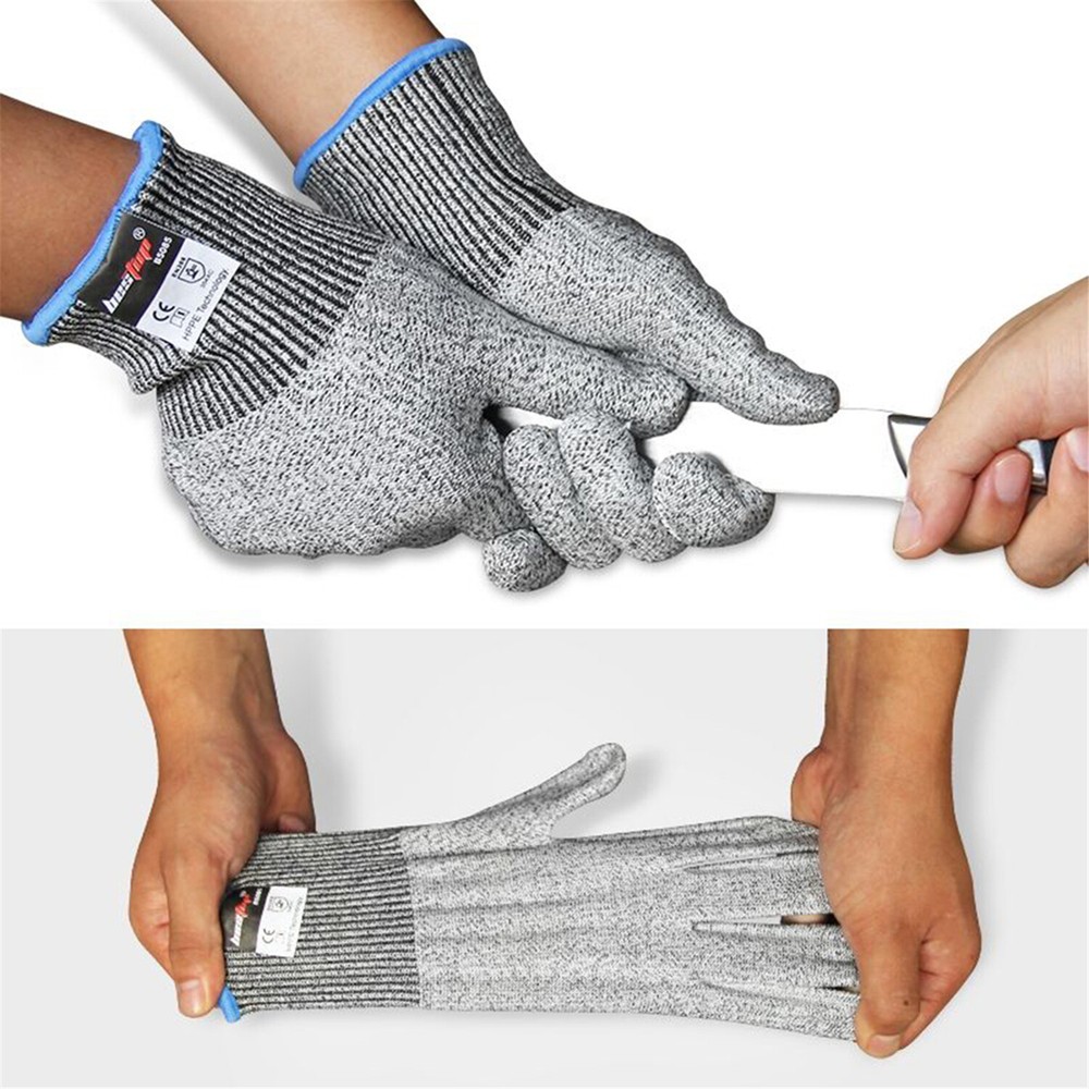 2Pair XS 8-12yr Kid Cut Resistant Gloves High Performance Level 5 Protection Foo