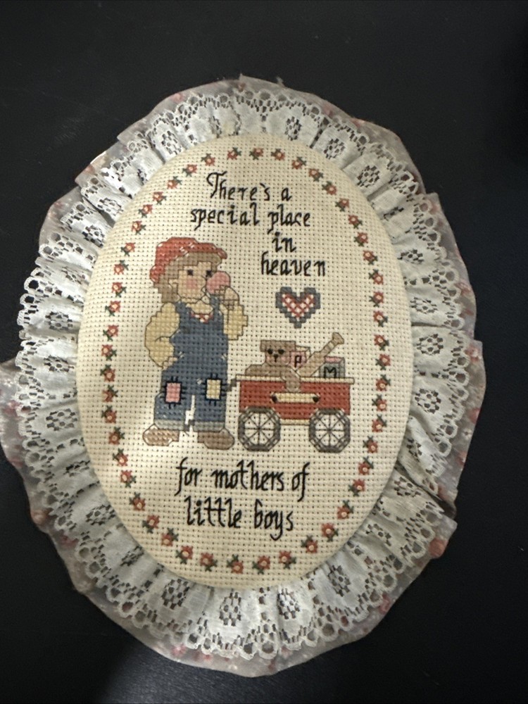 Handmade Mother Son Wall Art  Decor Hanging