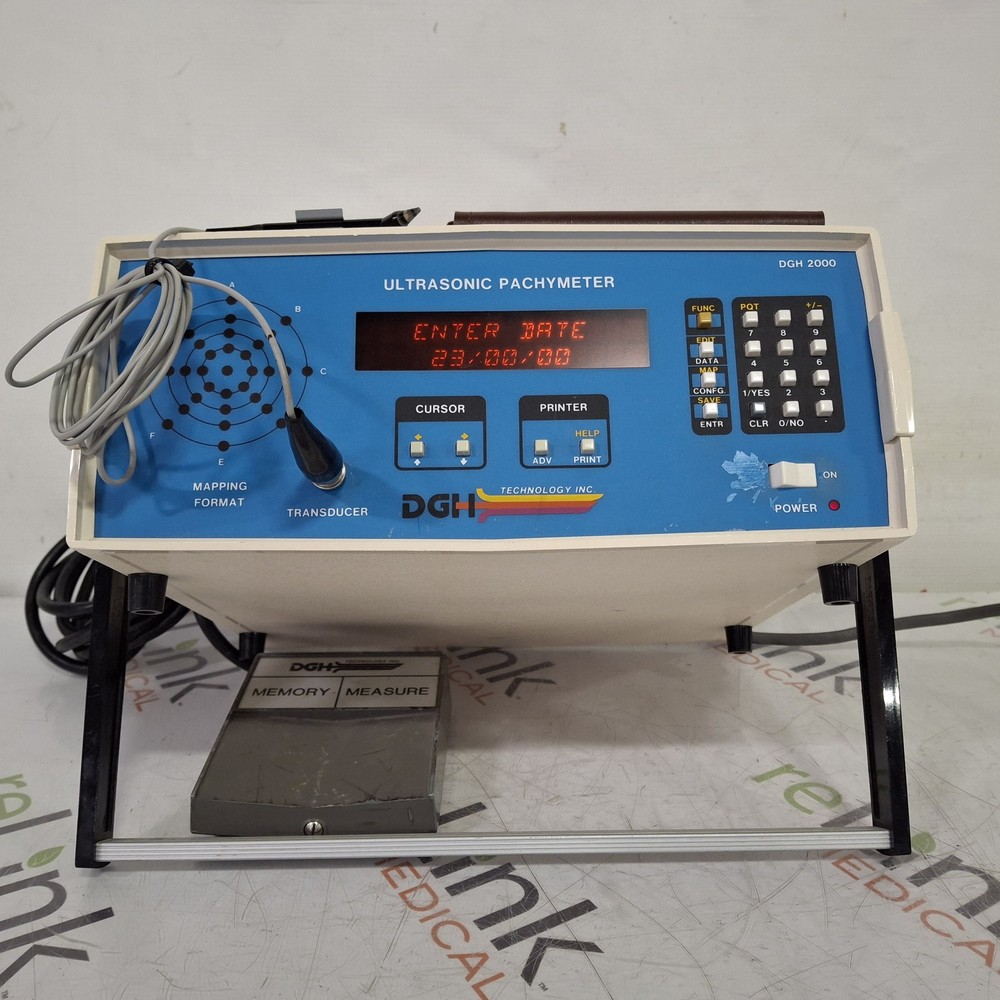 DGH Technology Inc. DGH 2000 Ultrasonic Pachymeter