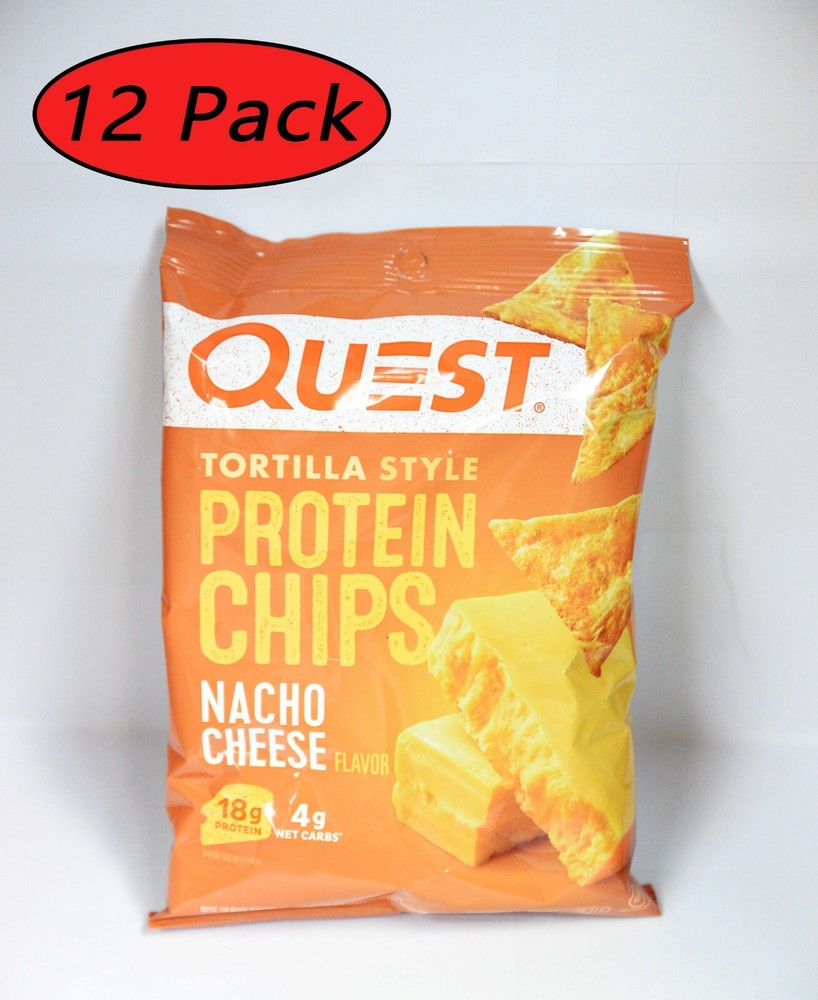 Quest Protein Chips 22g PROTEIN 2g Net Carb - 12 PACK - NEW 12 COUNT PACKAGE