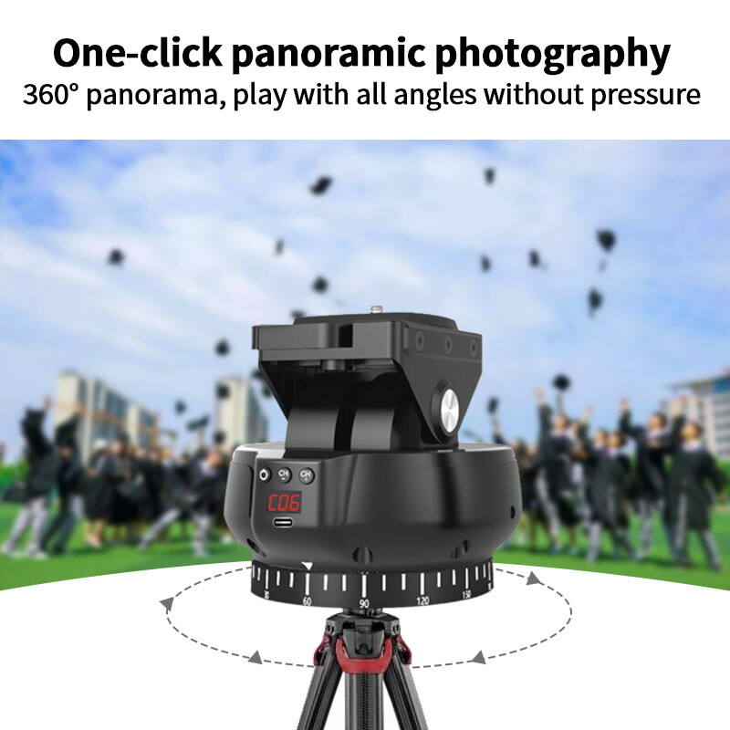 YT-1200 Panoramic Remote Control Pan Tilt Motorized Tripod Stabilizer