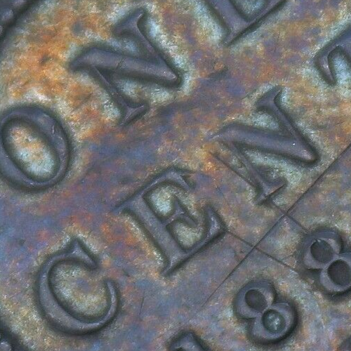 1882 Canada 1 Cent Die Crack/CUD, Gas Bubbles Error?