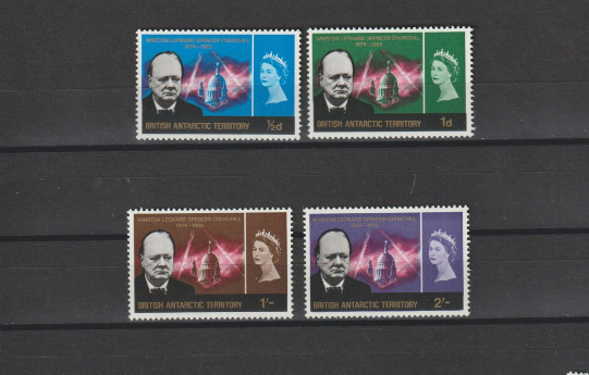 BRITISH ANTARCTIC TERRITORY 1966 SG 16/19 MNH