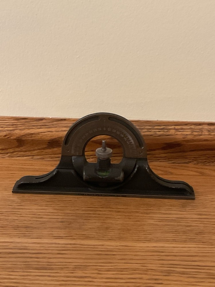 Vintage Brown & Sharpe Combination Protractor Round Head