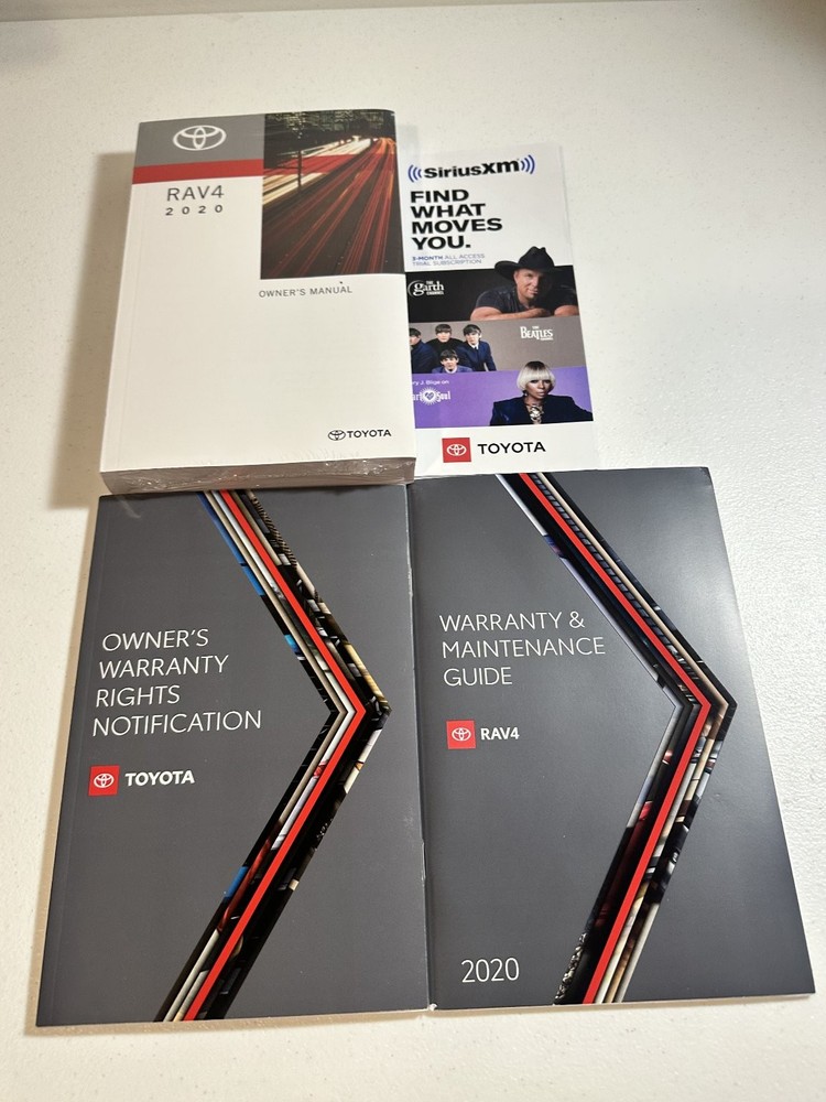 2020 Toyota RAV4 Owner's Manual Set