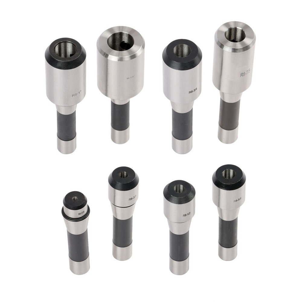 R8 8PCS Precision End Mill Tool Holder Set for Milling Machine 202-5310
