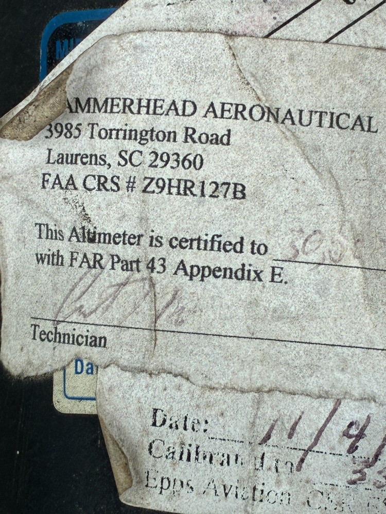 Altimeter Aero Mechanism 8140B-20 with Altimeter Encoder