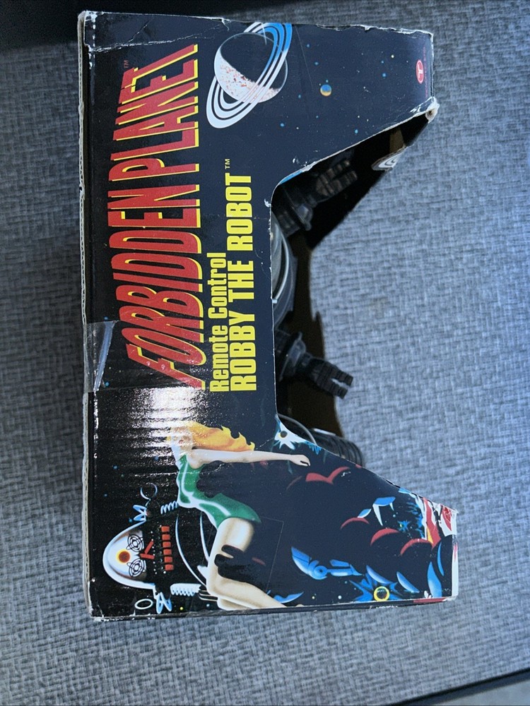 Trendmasters Forbidden Planet Remote Control Robby the Robot 1999 DAMAGED BOX
