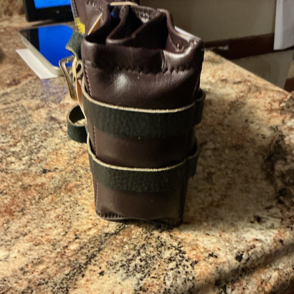 Everlast Brown Leather 2 lb Wrist & Ankle Weights Strap Closure Gym & Training