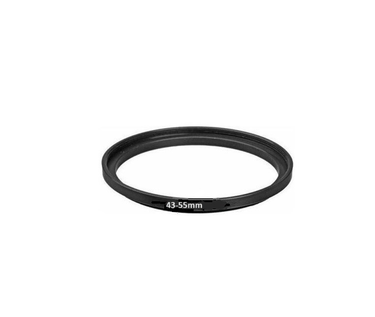 43mm-55mm Step-Up Ring Metal Adapter 43-55mm