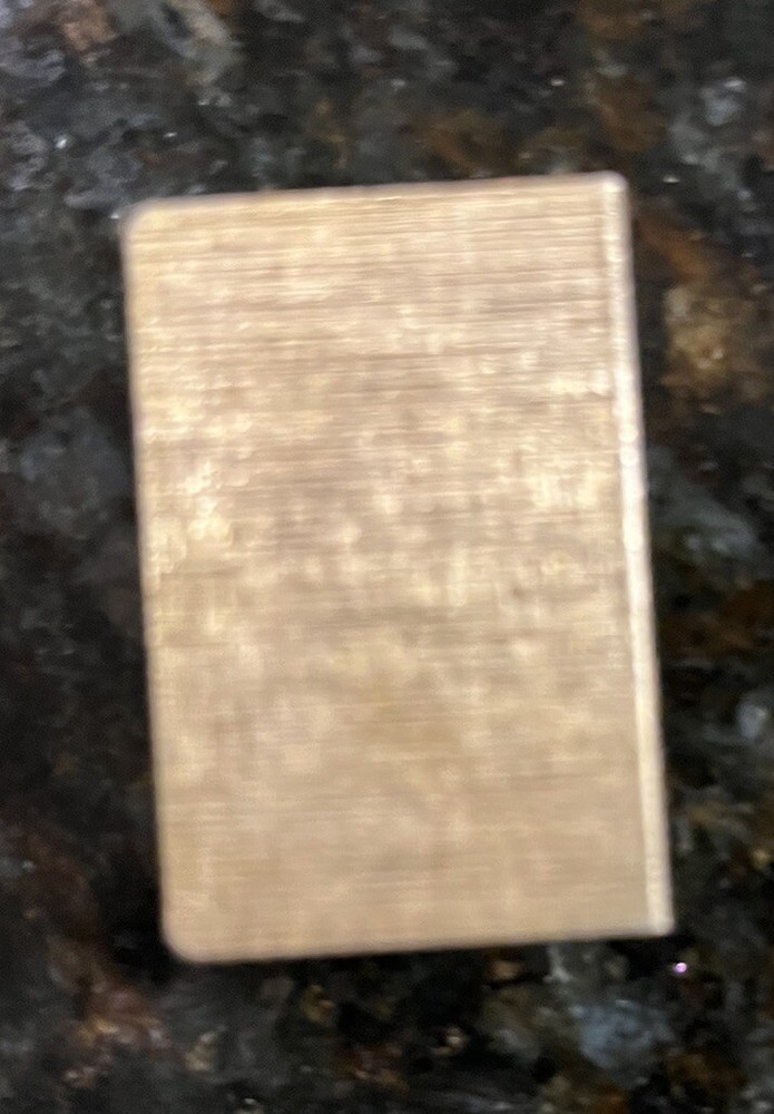 Vintage Seashell Metal Match Box Safe