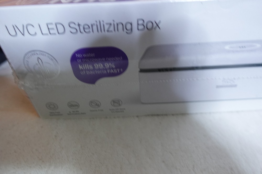 SUNUV UVC LED Sterilizing Box 59S  NEW  SEALED  IN BOX --LOCATED  J5