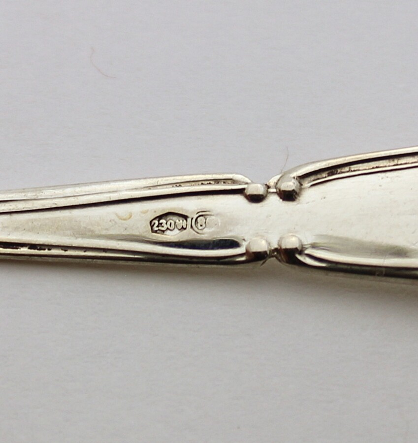 Vicenza Italy 800 Silver Demitasse Spoon