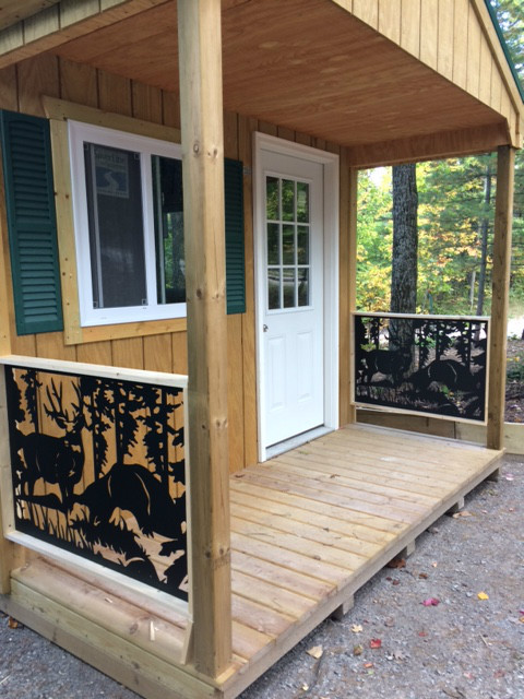 Buck railing insert - Kodiak Metal Works - Deck, Porch, railing, loft
