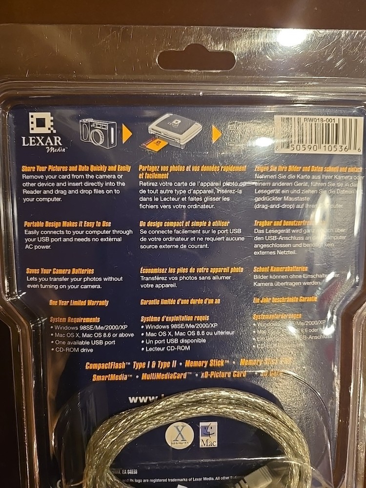 New In Package LEXAR MULTI-CARD READER USB