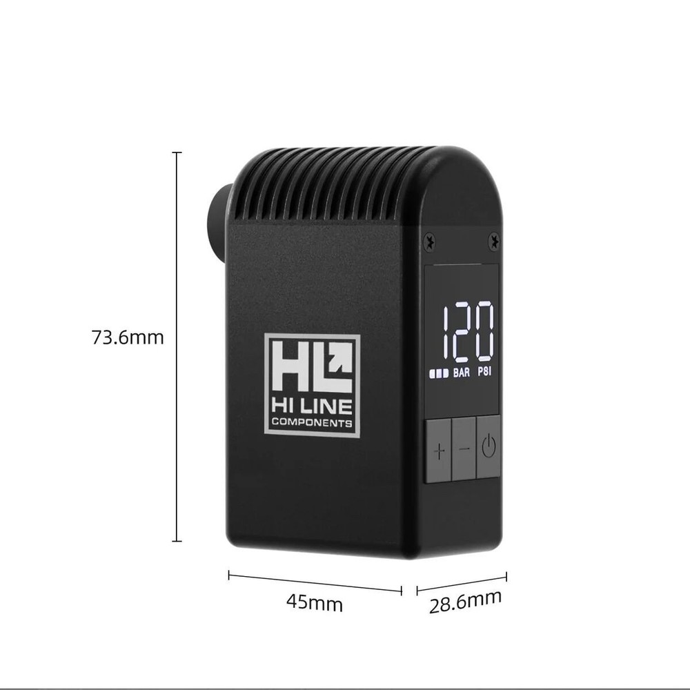 HiLine E-Pump Boost Black, 150 PSI