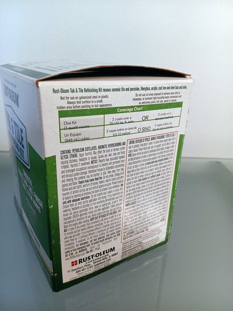 Rust-Oleum Tub and Tile Refinishing Kit - Gloss White