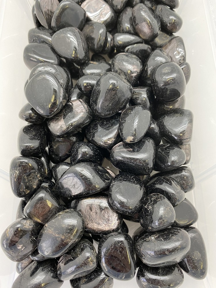 Hypersthene Tumbled Stone - Polished Natural Hypersthene Crystal from Australia