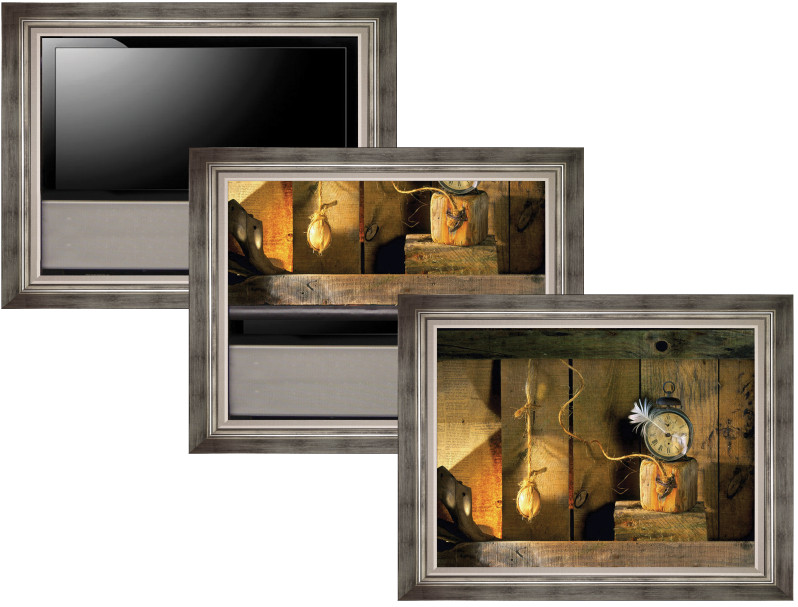 Vutec Soundscape 42" Recessed 360 Motorized Art Screen System Flat Panel Display