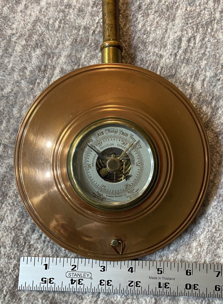 Antique/Vintage British Aneroid Stick Barometer