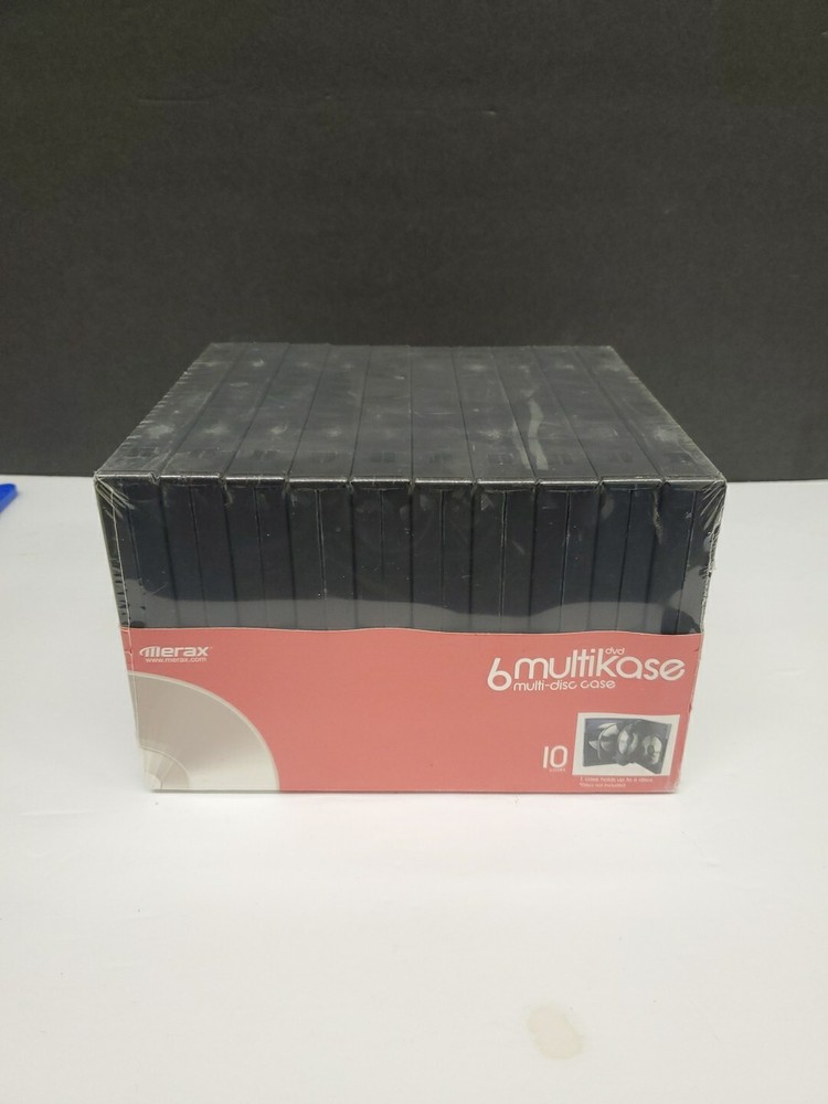 10 DVD/CD Merax Multi-Disk Cases