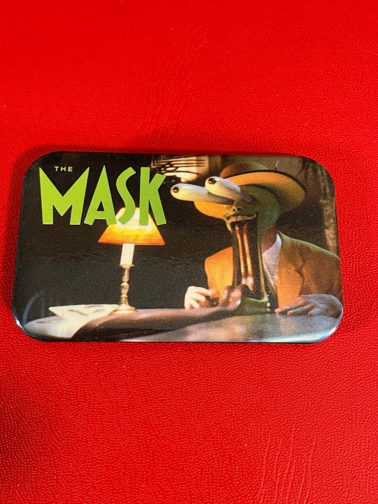BUTTON PIN JIM CARREY THE MASK BUTTON PIN 2.5"