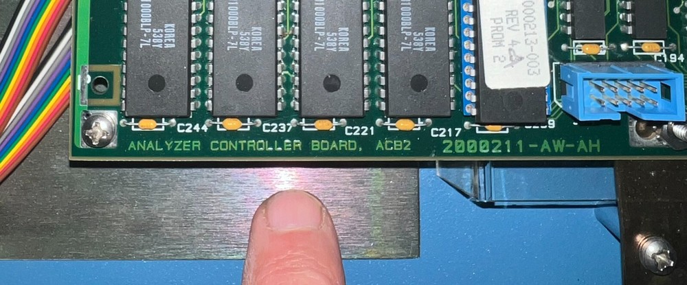 Siemens Applied Automation Analyzer Control Board Assembly, ACB-2, P/N: 2000400