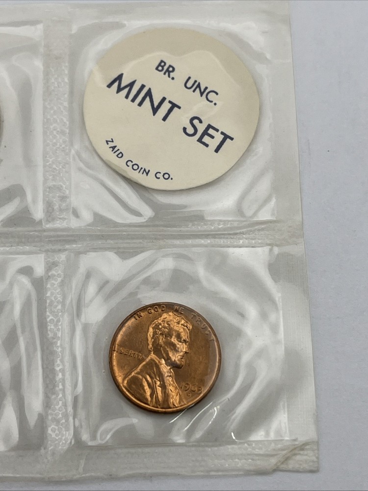 1963 US Silver Mint Sets Both P &D With Envelope