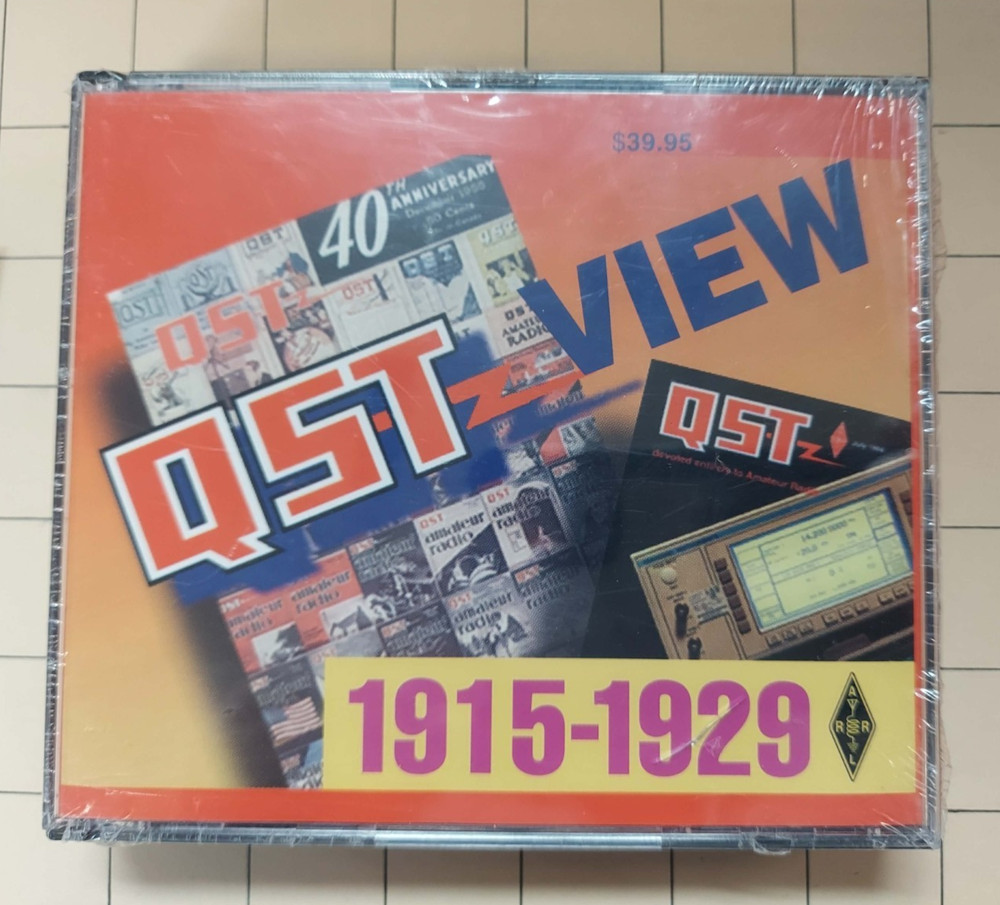 QST VIEW 1915-1929  ARRL ~~ NEW!!~~