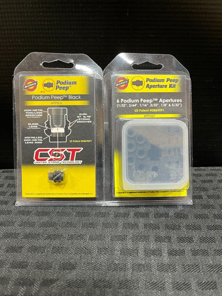 Specialty Archery Podium Peep With Aperture Kit