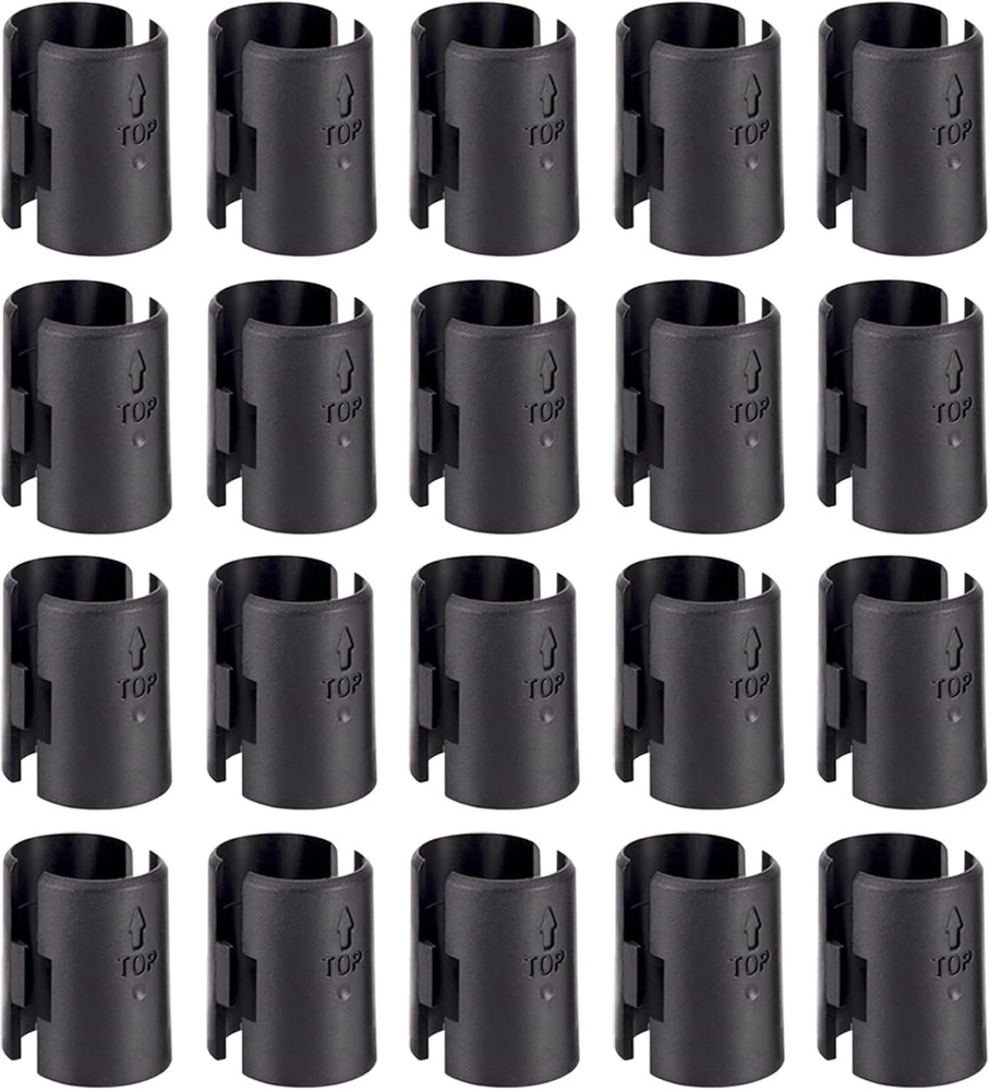 Wire Shelf Clips, Wire Shelving Shelf Lock Clips Replacements for 1" Post Metal