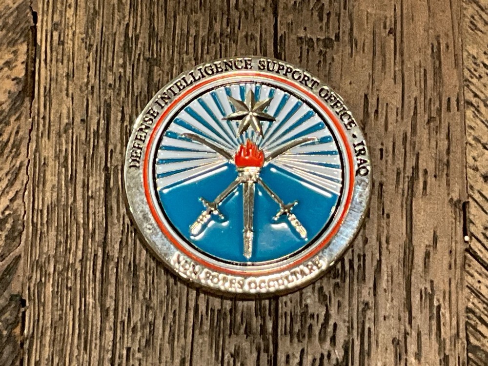Defense Intelligence Support Office - Iraq Challenge Coin Joe Camel