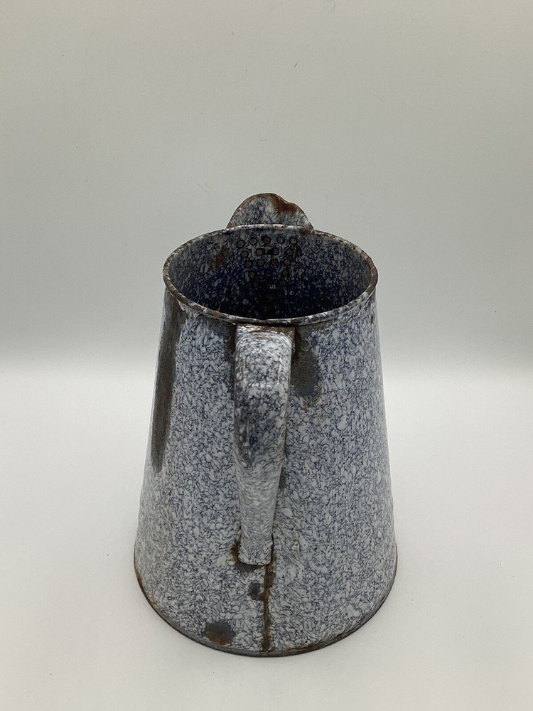 Vintage Enamel French Pitcher