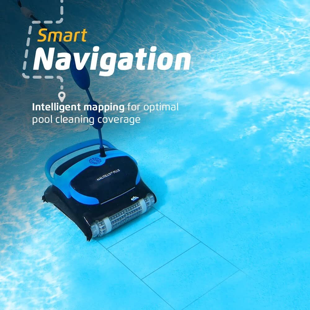 Dolphin Nautilus CC Plus Robotic Pool Vacuum Cleaner with Wi-Fi Control & Caddy
