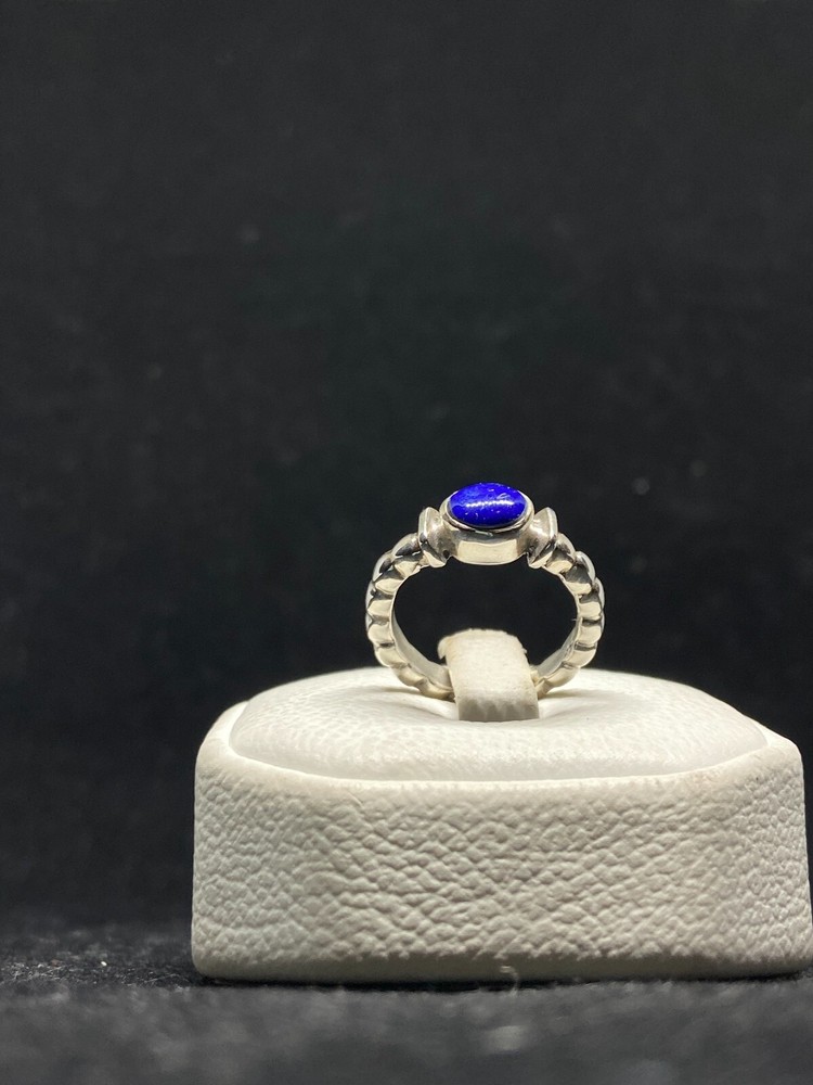Native American Navajo lapis lazuli Sterling Silver Ring Size 7