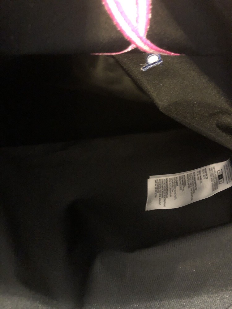 Mizuno Black Project Zero Drawstring Drawback Bag Gym Softball Baseball