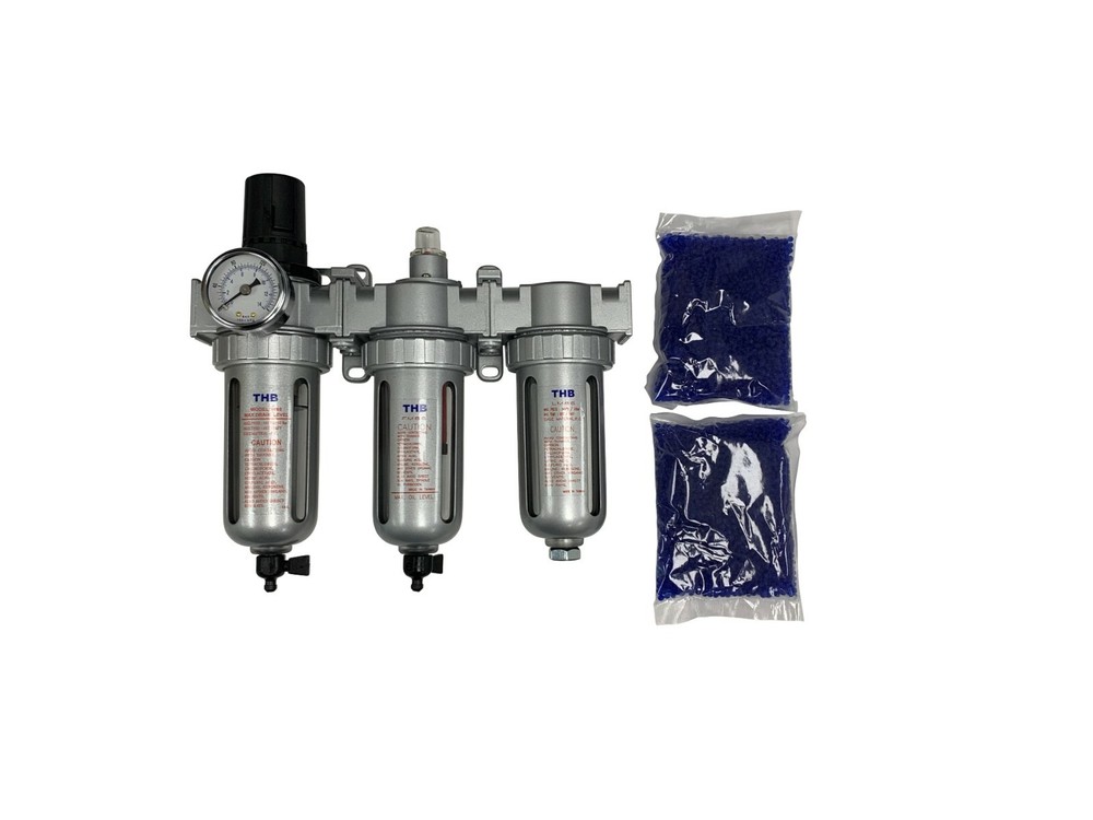 1/2" COMPRESSED AIR FILTER REGULATOR / DESICCANT DRYER / COALESCING FILTER