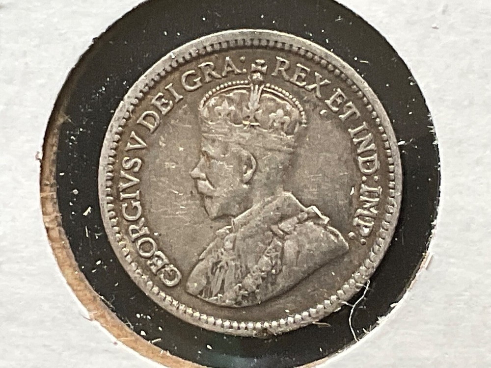 1916 Canada 5 Cents